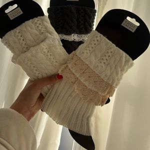 Coquette leg warmers